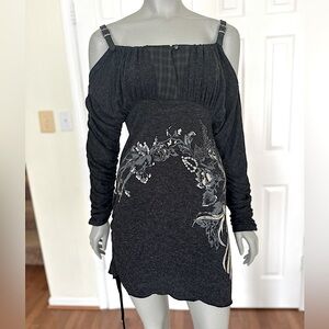 Angels Never Die (Angelsneverdie), Anverdie cold shoulder winter sweater dress.